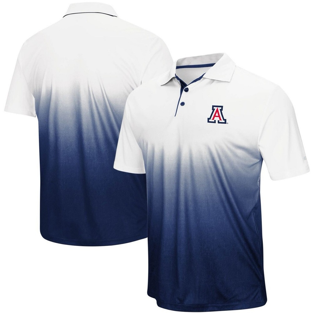 Men's Colosseum Navy Arizona Wildcats Magic Team Logo Polo